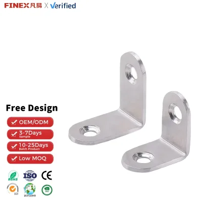 Single Structure Metal & Wood Furniture Connector Bracket for Corner Cabinets for Iron Hardware Application