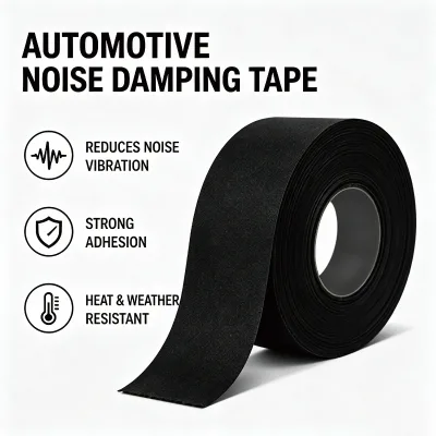 AUTOMOTIVE NOISE DAMPING TAPE Waterproof Sound Insulation Damping Tape Aluminum Foil Car Noise Deadener Tape OEM Custom Size