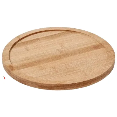 Turntable Spin Thicken Round Wood Tray Rotating Spice Rack for Kitchen Turntable Organizer Lazy Susan