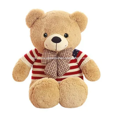 Plush Figure Toys Manufacturer Soft Stuffed Animal Teddy Bear Doll Customized logo Claw Machine Toy