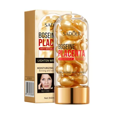Wholesales Private Label Sheep Placenta Skin Care Whitening Tender Wrinkle Serum