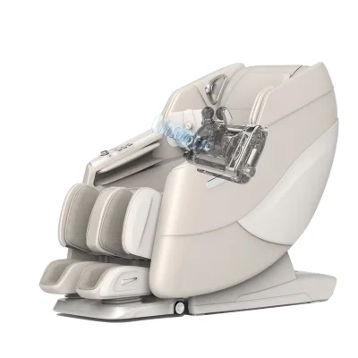 Blove OEM ODM Sonic Wave 3D Thai Stretching Full Body Massage Chair Calf Roller Headphones Music Healthcare Wellness PU Leather