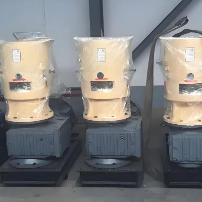 High Productivity Automatic Portable Small Olive Wood Pellet Machine Sawdust Granulator Flat Mold Wood Ball Production Machine