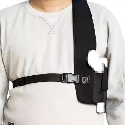 Outdoor Tactical Concealed Underarm Pull Out Sleeve Portable Case Sheath Gun Holster