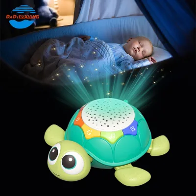 Early Educational Animal Crawling Baby Comforter Projection Light Toy Baby Toy 2023