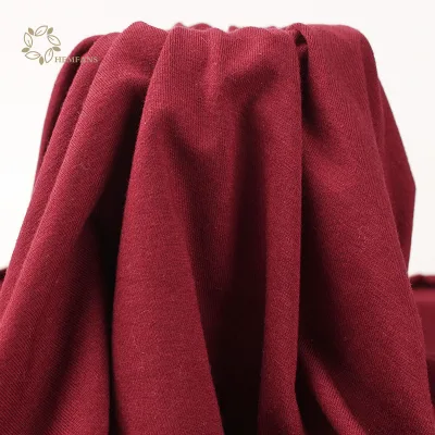 Eco Friendly Bamboo Cotton Fabric Bamboo Spandex Jersey Knit 190gsm for T-shir