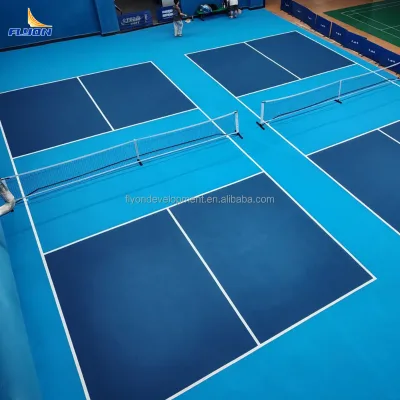 Eco-Friendly Durable Waterproof Pickleball Court Flooring with Anti-Slip Surface and Easy Installation for Indoor/Outdoor Use