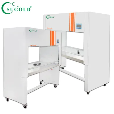 New SUGOLD 304 Stainless Steel CE Certified Double-person Single-side Vertical Air Supply Clean Bench for Laboratory Use 1 Year