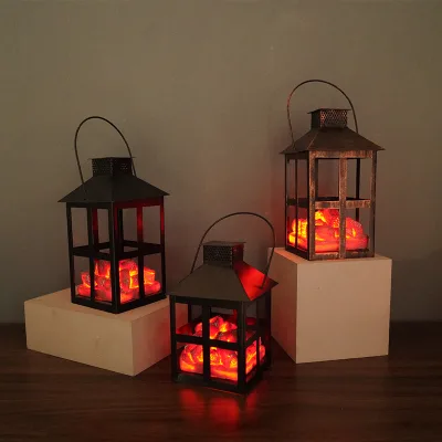 European Style Artificial Charcoal LED Flame Effect Fire Light Bulbs Fake Fire Flame Light Winter Home Decoration