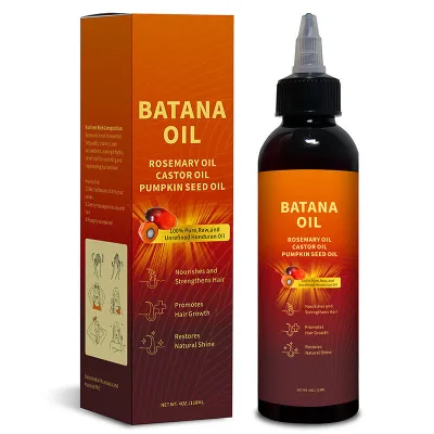 Private Label Batana Rosemary Pumpkin Seeds Castor 4 in 1 Hair Oil Scalp Care Organic Pure Natural for Hair Growth Oil