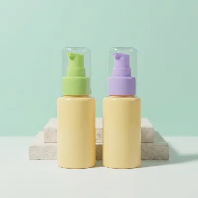 Plastic PET Lotion Pump Bottle 80ml Body Lotion Shower Gel Shampoo Cleanser Packaging Shampoo and Conditioner Bottles