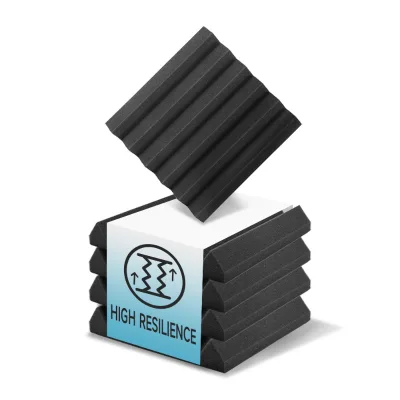 2-Inch Thick Polyurethane Acoustic Ceiling Hanging Panels Soundproof Booth Insulating Foam for Office Building Sound Absorption