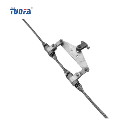 Preformed Double Suspension Clamp for Optical Fiber Cable ADSS