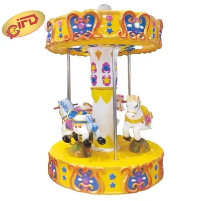 2022 Hot Selling Low Price Commercial 3 Players Crown Carousel Luxury Carousel Ride
