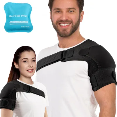 High Quality Customized logo Shoulder Brace with Adjustable Weightlifting Shoulder Support Sports Strap and Pad Fitness Belt