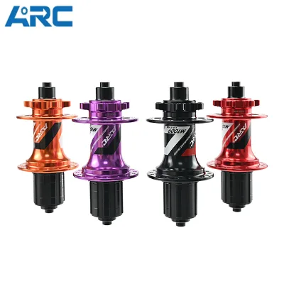 High End Quality Bicycle Parts Aluminum Alloy CNC Black Red Purple Orange 32 Holes 10x135 12x142 E-Bike MTB Bicycle Rear Hubs