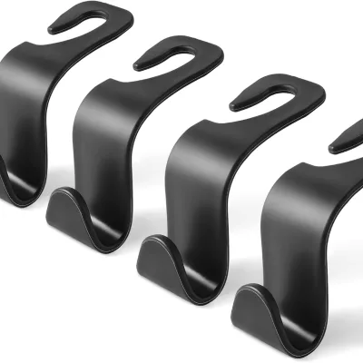 CARCATICZ High Quality Super Strong Load-bearing Durable 4-pack Car Seat Headrest Hook Car Storage Hook