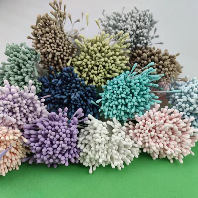 Pistil Matt Handmade Artificial Flower Pistil Matt-like Floral Stamens Flowers Pollen Stamen Artificial Flower Stamen