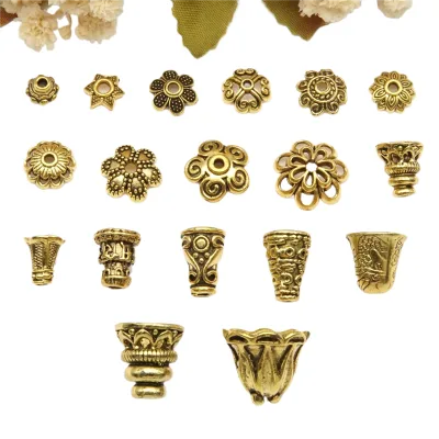 Ancient Gold Alloy Hollowed-Out Flower Stand, Beaded Hat, Holder, Ancient-Style Bracelet, , Hairpin, Hair Cro
