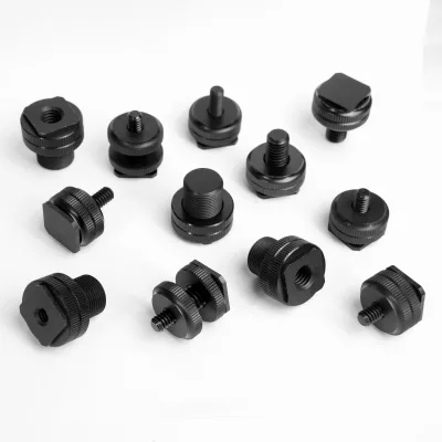 Wholesale1/4 3/8 Thread Thumb Screw Aluminium Head Knurled Thumb Screw Stainless Steel Screw Hidden Camera