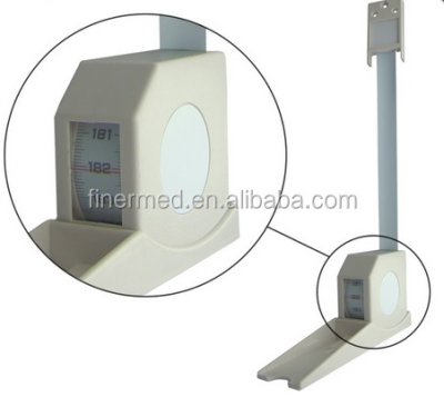 White Portable Height Scale