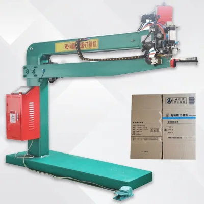 Heavy Duty Carton Box Stitching Machine with Japanese NSK Bearings & Tungsten Steel Blade GDJ-1800 Long Life
