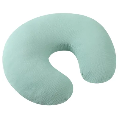 Breathable Muslin Nursing Pillow Cover Nursing Feeding U-shape Pillows Feeding Support Breastfeeding Nursing Pillow for Infant