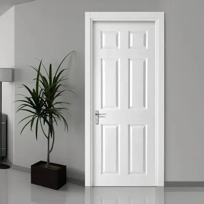 Competitive Price White Primer Interior Shaker Door Reliable Bedroom Door Design Wood Other Door