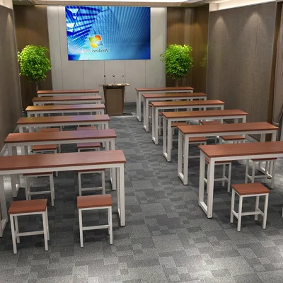 School Sets Commercial Furniture General Use Children Double Desk and Chair