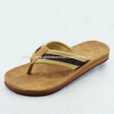 Men casual slippers, summer custom light weight anti slip and comfortable beach sandals