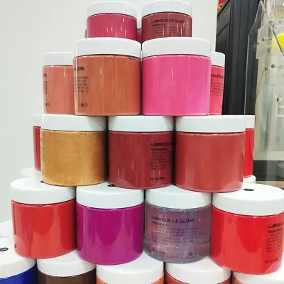 Nude Lip Gloss Private Label 200ml Lipgloss Base Canning Packaging DIY Vegan and Cruelty Free Finished Liquid Lipstick Base