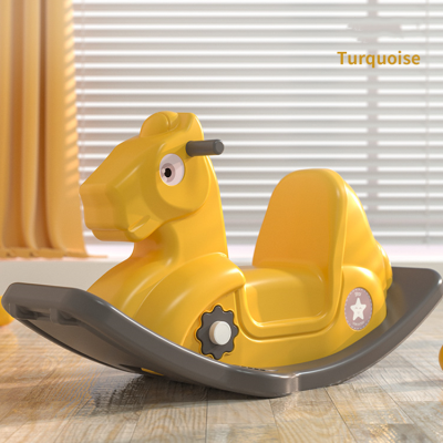 PE Animal Design Plastic Rocking Horse 0~3 Years Old Girls Boys Playground Children Rocking Horse Kids Gift Rocking Horse Toy