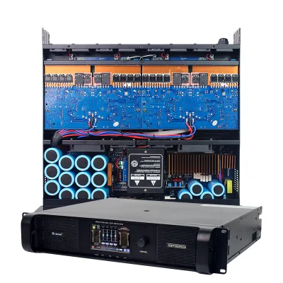 4 Channel DSP10000Q Touch Screen Control Live Sound Power Amplifier with Dsp