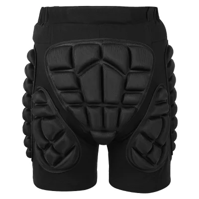 Ski Butt Pads Spandex Material Four-Way Stretch Breathable Protective Gear for Skiing Snowboarding Roller Skating Ice-Skating