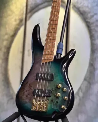 IbZ Sr405epbdx-tsu/SR400EQM 6-String Maple Neck Swietenia Mahagoni Fretboard Glossy Finish Electric Guitar for Music Lovers