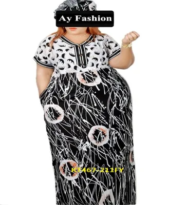 African New Women's Short Print Fabric Caftan Breathable African Elephant Printed Kaftan Manufacture & Wholesaler