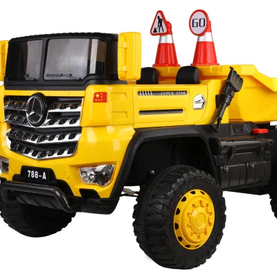 Kids Electric Ride on Utility Vehicle Parental Remote Dashboard Storage USB Port Flashing Light 3 6 Years Old Adventure