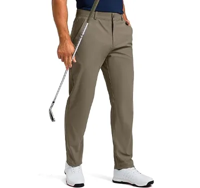 Custom Logo 96% Polyester 4% Elastane Keeps You Relaxed and Cool With Comfortable Green Golf Pants
