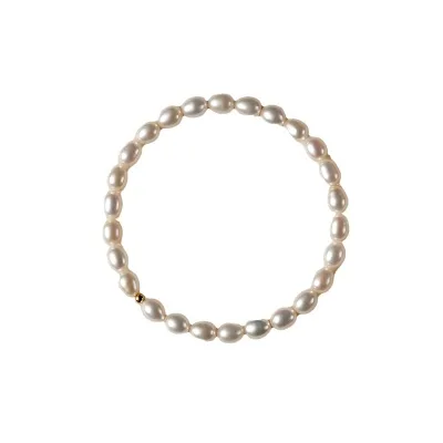 Manufacturer Direct Sales of Natural Freshwater Pearl Bracelet