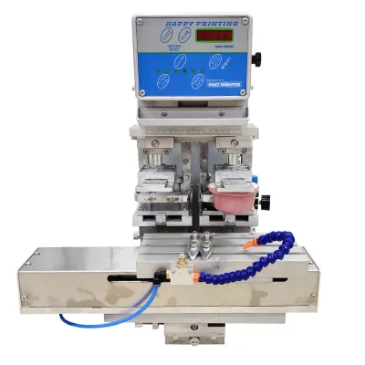 Desktop 2 Color Pad Printer Tampography Printing Machine
