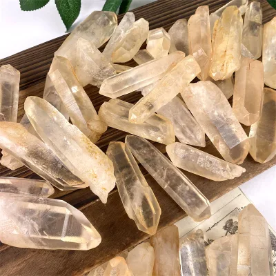 High Quality Natural Crystal Healing Stone Raw Clear Quartz Crystal Point for Meditation