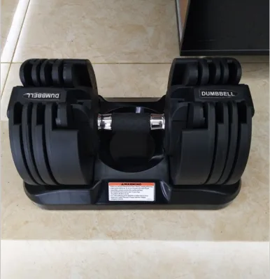 FDFIT Adjustable Dumbbells Set Anti-Slip Metal Handle PVC & Cement Rubber 20KG Commercial Use Portable Fitness Equipment Unisex