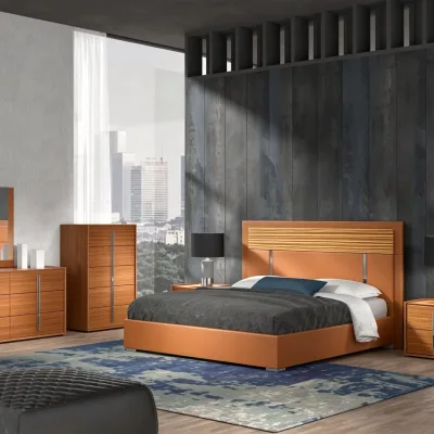 Wholesale Modern Bedroom Furniture Package with Lighted Headboard and Storage Complete Bedroom Suite for Hotels Apartment Use
