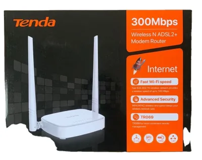 Tenda D305 TR069 Wifi Wireless 300M N ADSL 2+ Modem Routers ADSL English Language
