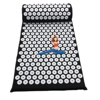 Acupressure Mat and Pillow Set for Yoga Gym Relaxing back Sleeping Aid & Recovery