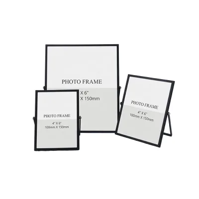 4x6 5x7 8x10 Picture Frames Gold Metal Photo Frame Decor with Plexiglass Cover High Definition Glass Desk Pictures Display