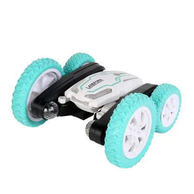 2.4g Boys Rc butterfly Blossom Rotating Remote Control Stunt Car with Light Music Radio Control Car Toy