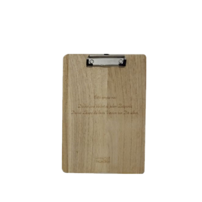 Vintage Wooden Drawing Board Clips Solid Oak Storage Clipboard Custom A4 Letter Size Wooden Clipboards for Office School Medical