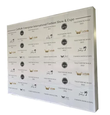 Foldable Portable Lightweight Rectangle Pop Aluminum Frame Double Sided Weatherproof Custom LED Eco-Friendly Light Box Trade