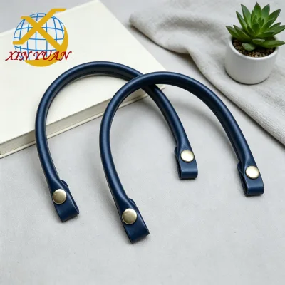 47cm Button Handbag Handle Leather Hook Hand Strap Replacement Detachable High Grade Eco-Friendly Gift Box Hand Grip